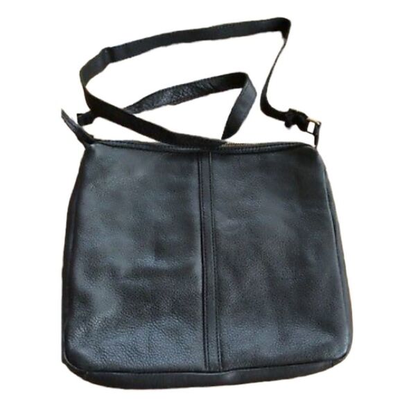 Fossil leather black and cow print Crossbody bag - Picture 3 of 9